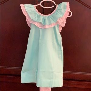 Adorable mint and pink dress, NWOT